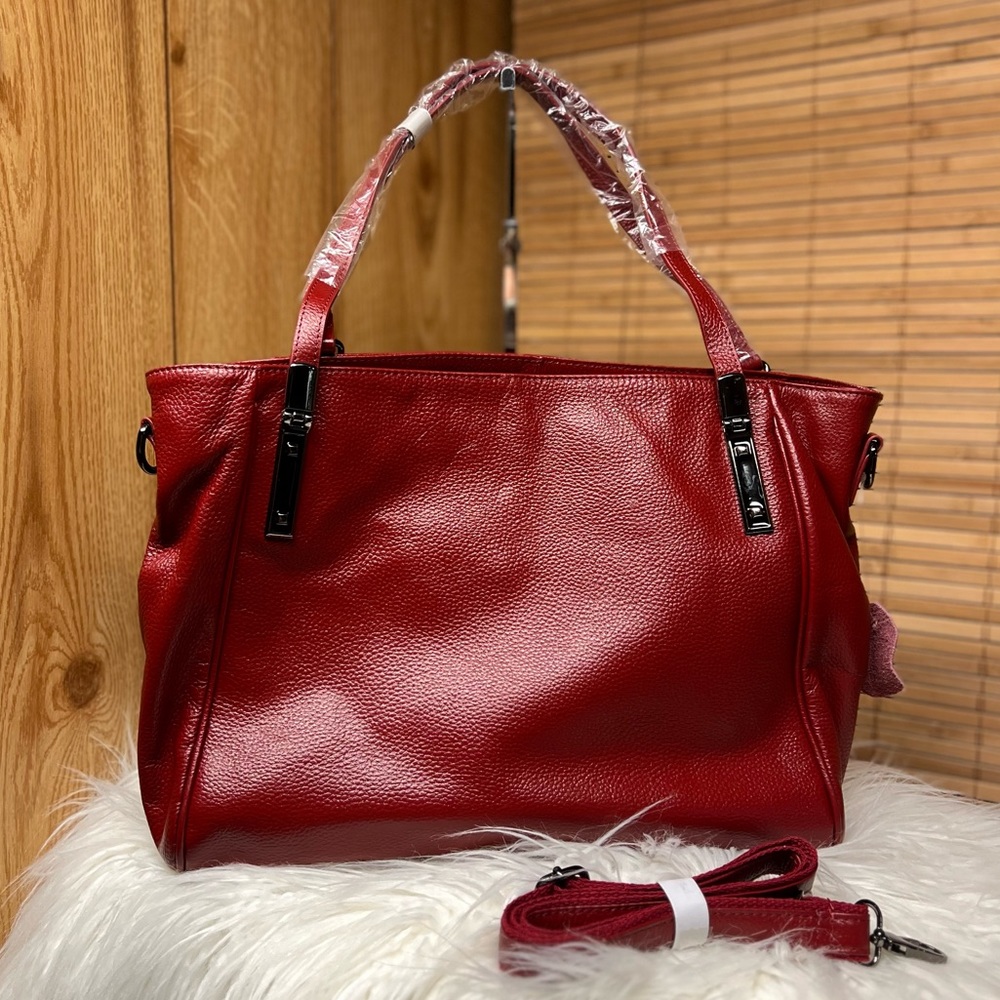 *Genuine Leather* Red purse